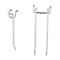 National Public Seating NPS Set of 2 Peg Boards and 50 Hooks for 30" Wide HDT8 and SLT8 Tables PEG30-8 - alternate 3